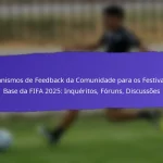 Envolvimento Escolar nos Festivais de Base da FIFA 2025: Programas, Envolvimento dos Estudantes, Resultados